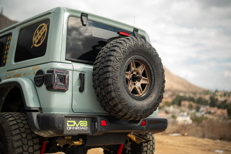 DV8 Offroad 18-25 Jeep Wrangler JL Spare Tire Carrier - Image 18