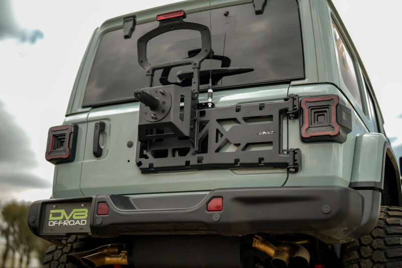 DV8 Offroad 18-25 Jeep Wrangler JL Spare Tire Carrier - Image 6