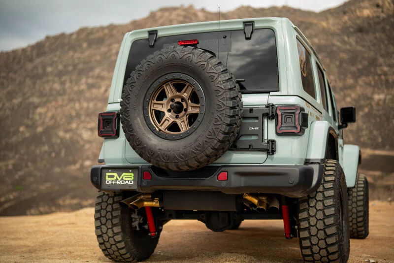 DV8 Offroad 18-25 Jeep Wrangler JL Spare Tire Carrier - Image 9