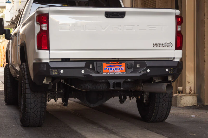 DV8 Offroad 20-23 Chevy & GMC 2500/3500 Spec Series Rear Bumper - Image 3