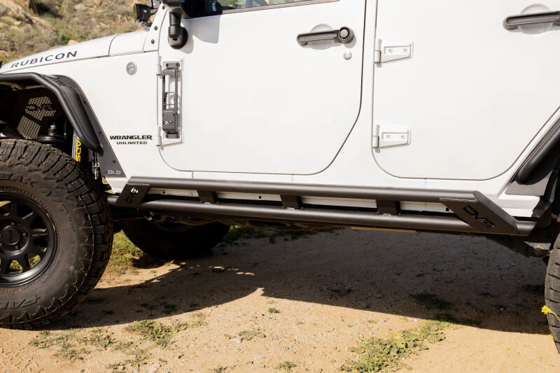 DV8 Offroad 2007-2018 Jeep Wrangler JK 4-Door Rock Sliders - Image 10