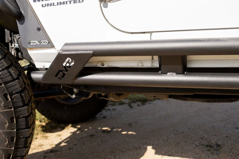 DV8 Offroad 2007-2018 Jeep Wrangler JK 4-Door Rock Sliders - Image 13