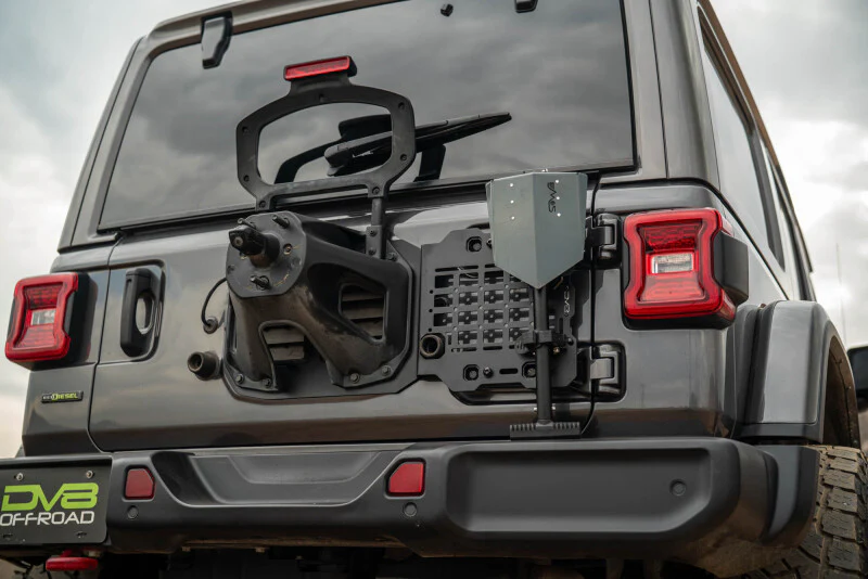 DV8 Offroad 2018-2025 Jeep Wrangler JL Tailgate Reinforcement Molle Panel - Image 13