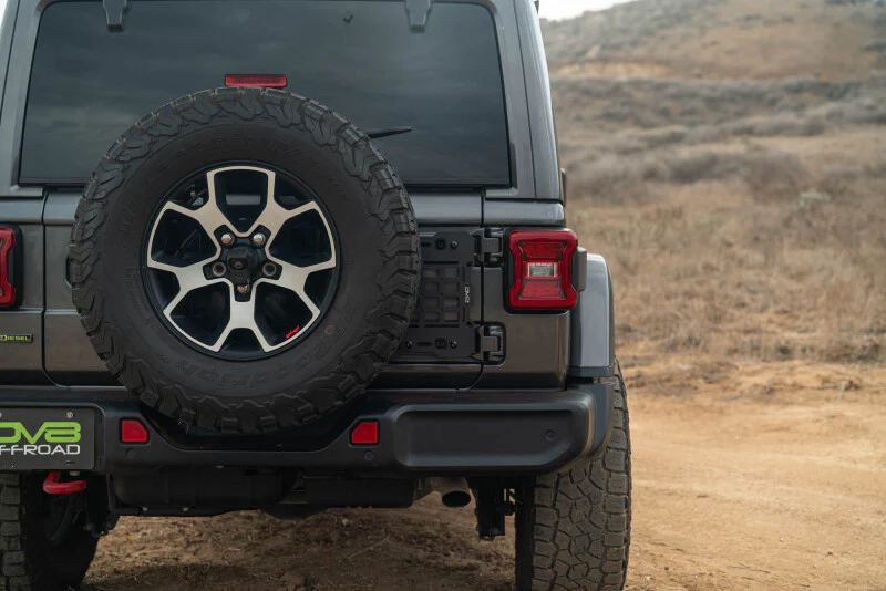 DV8 Offroad 2018-2025 Jeep Wrangler JL Tailgate Reinforcement Molle Panel - Image 4