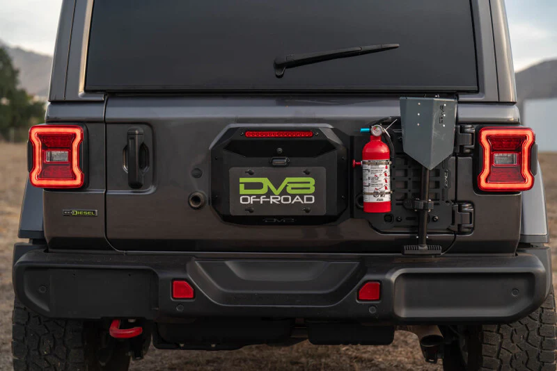 DV8 Offroad 2018-2025 Jeep Wrangler JL Tailgate Reinforcement Molle Panel - Image 9
