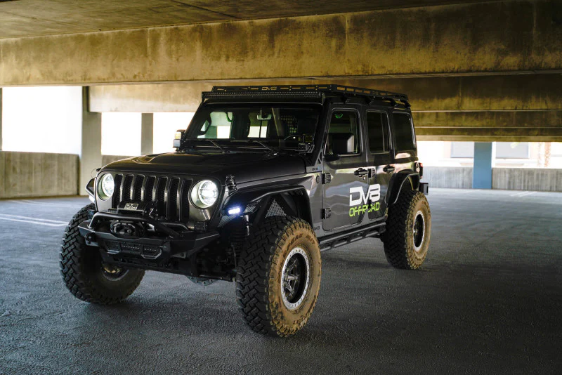 DV8 Offroad 2018+ Jeep Wrangler JLO A Pillar Dual Light Pod Mounts - Image 13