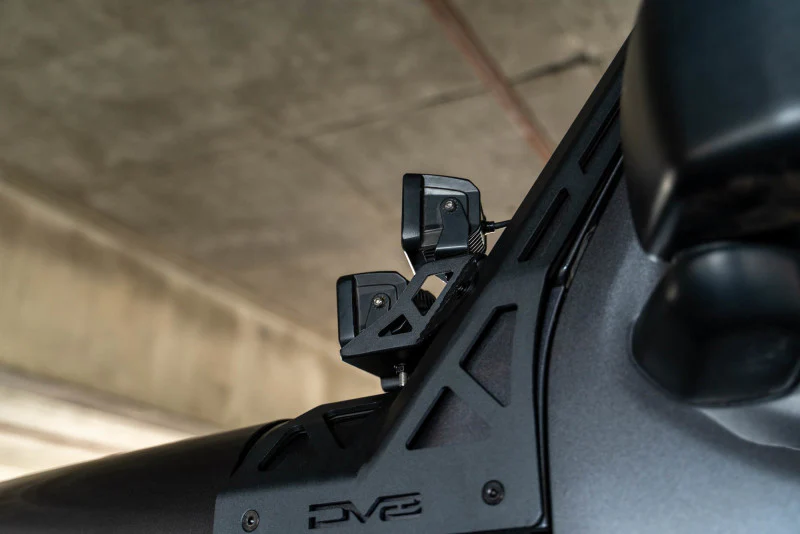 DV8 Offroad 2018+ Jeep Wrangler JLO A Pillar Dual Light Pod Mounts - Image 17
