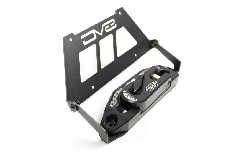 DV8 Offroad Fairlead Mounted Flip-Up License Plate Bracket - Image 4