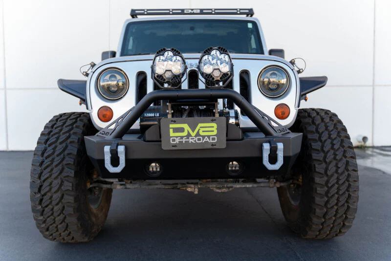 DV8 Offroad Fairlead Mounted Flip-Up License Plate Bracket - Image 9