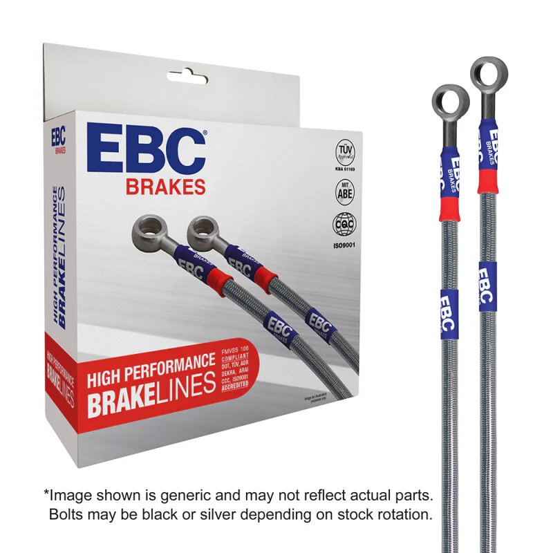 EBC 03-07 Hummer H2 6.0L Stainless Steel Brake Line Kit - Image 3