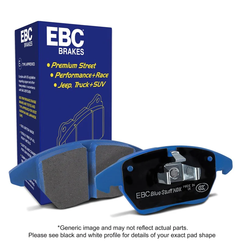 EBC 10-12 Lexus HS250h Hybrid 2.4L Bluestuff Front Brake Pads - Image 2