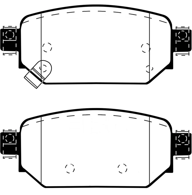 EBC 2017+ Mazda 3 2.0L Yellowstuff Rear Brake Pads - Image 2