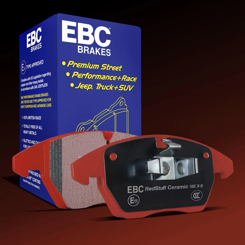 EBC 2017+ Volvo S90 2.0L Turbo Redstuff Rear Brake Pads - Image 7
