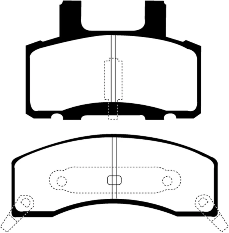 EBC 90-93 Chevrolet C20 8600 LB Greenstuff Front Brake Pads - Image 10