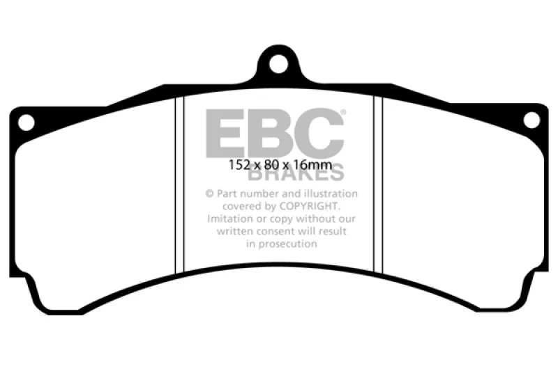 EBC Brakes Yellowstuff Performance Brake Pads - Image 2