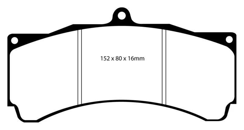 EBC Brakes Yellowstuff Performance Brake Pads - Image 4