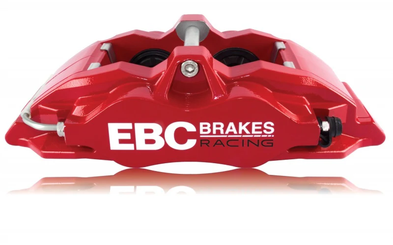 EBC Racing 05-11 Ford Focus ST (Mk2) Front Left Apollo-4 Red Caliper - Image 3