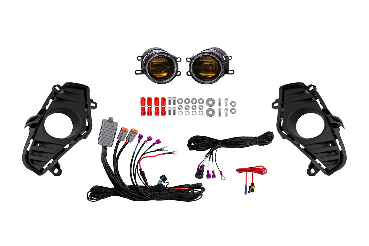 Elite Series Add-On Fog Lamp Kit for 2019-2025 Toyota RAV4 Yellow - Image 2