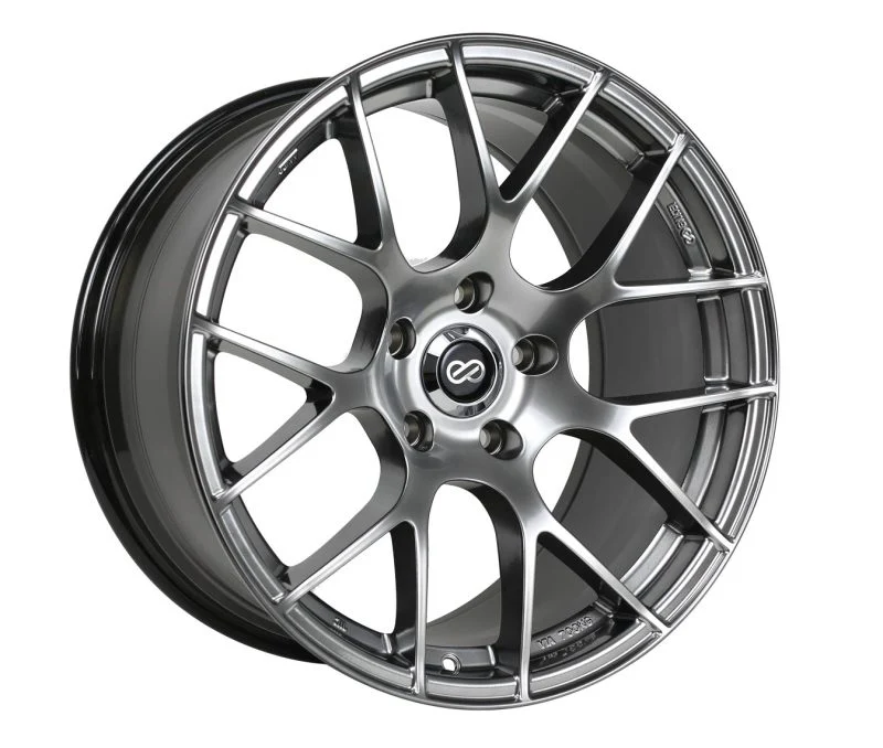 Enkei Raijin 18x8.5 38mm Offset 5x114.3 Bolt Pattern 72.6 Bore Diameter Hyper Silver Wheel - Image 3