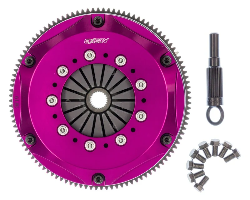 Exedy 1989-1994 Nissan 240SX Hyper Twin Cerametallic Clutch Sprung Center Disc Push Type Cover - Image 3