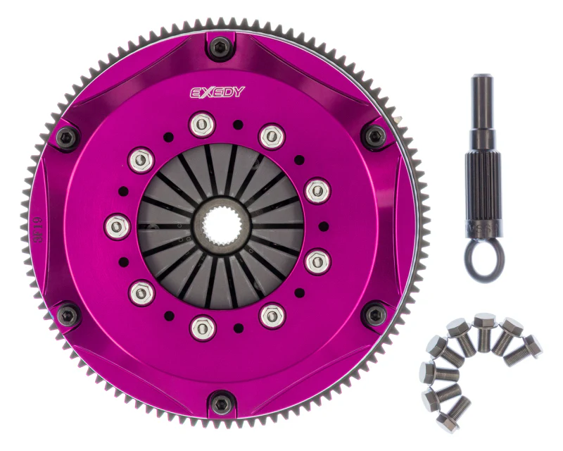 Exedy 1989-1994 Nissan 240SX Hyper Twin Cerametallic Clutch Sprung Center Disc Push Type Cover - Image 5