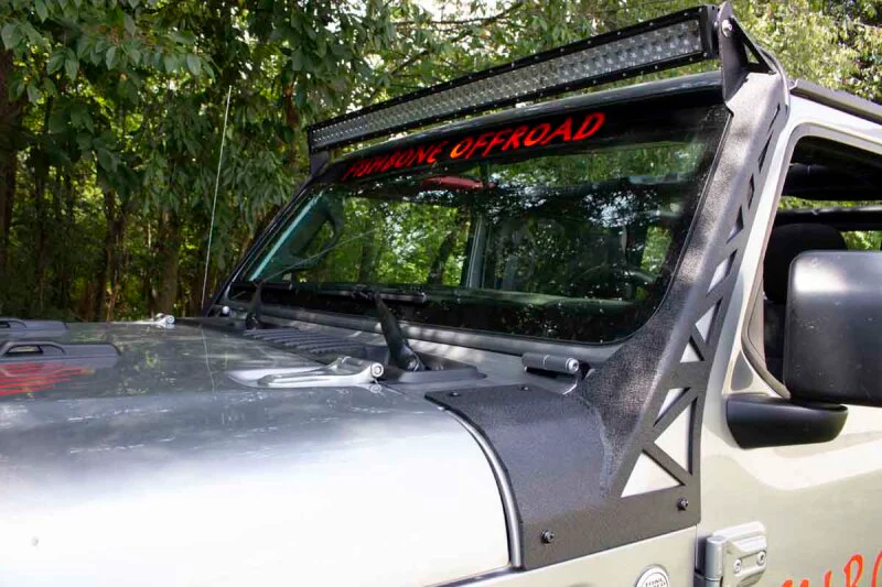 Fishbone Offroad 2018+ Jeep Wrangler JL Windshield Light Bracket - Image 4