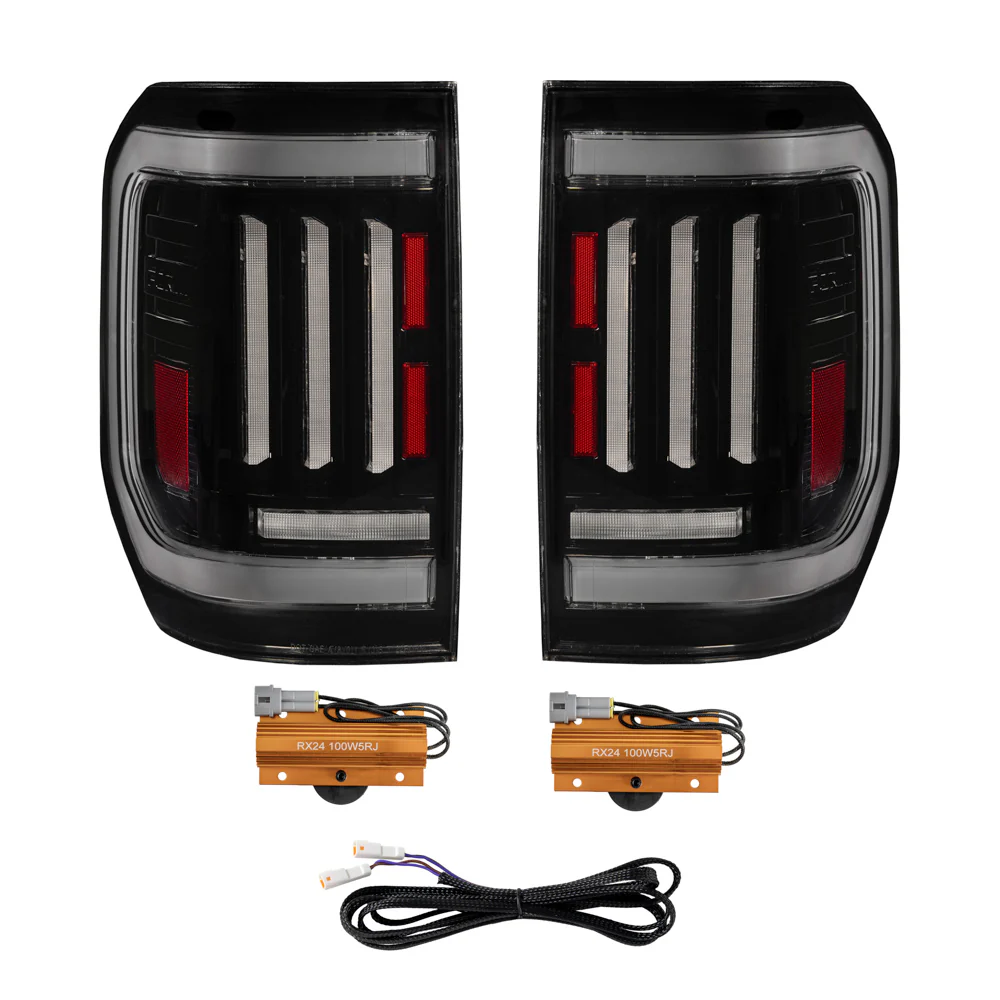 2022-2025 Ford Maverick LED Tail Lights Smoked (pair)