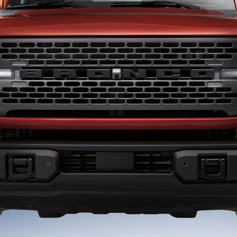 Ford Racing 2021+ Bronco Grille Lettering Overlay Kit - Black - Image 4