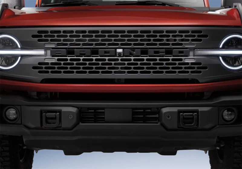 Ford Racing 2021+ Bronco Grille Lettering Overlay Kit - Black - Image 6