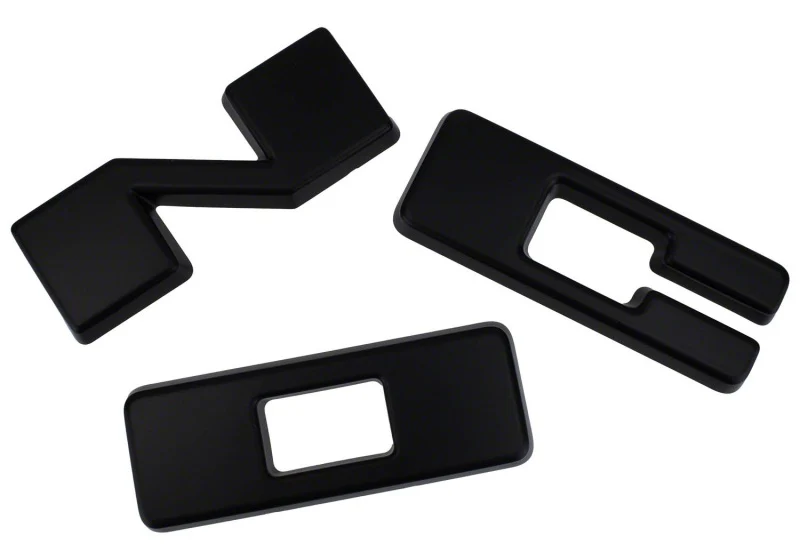 Ford Racing 2021+ Bronco Grille Lettering Overlay Kit - Black - Image 7