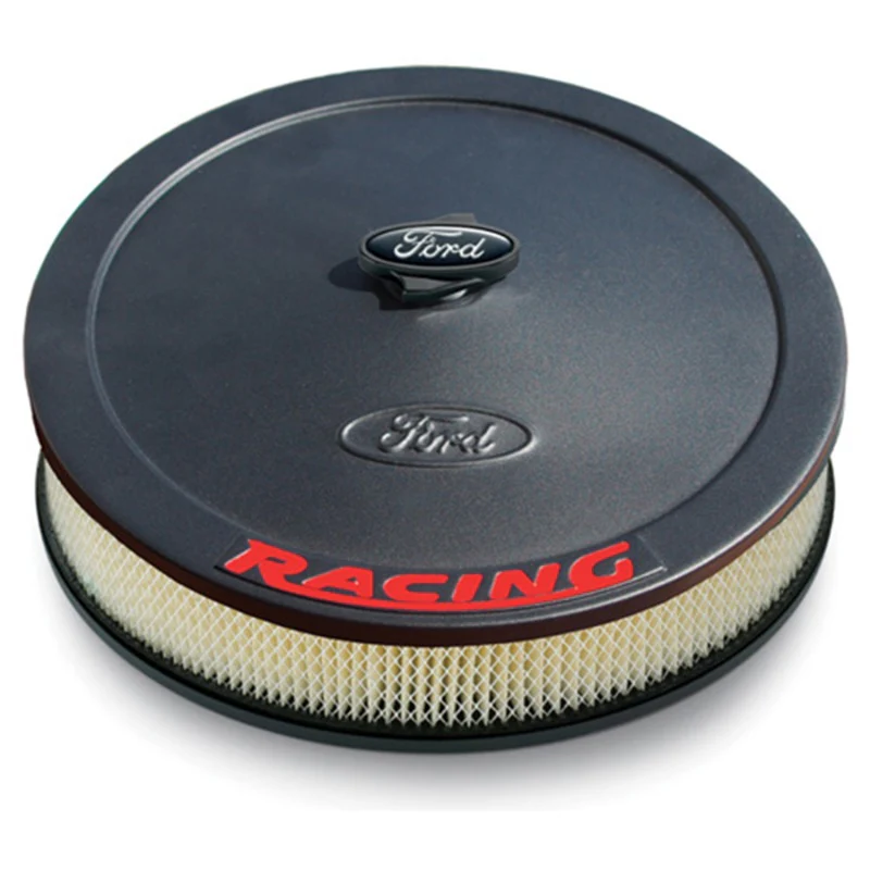 Ford Racing Air Cleaner Kit - Black Crinkle Finish w/ Red Emblem - Image 2