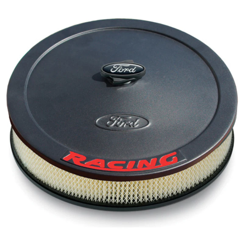 Ford Racing Air Cleaner Kit - Black Crinkle Finish w/ Red Emblem - Image 9