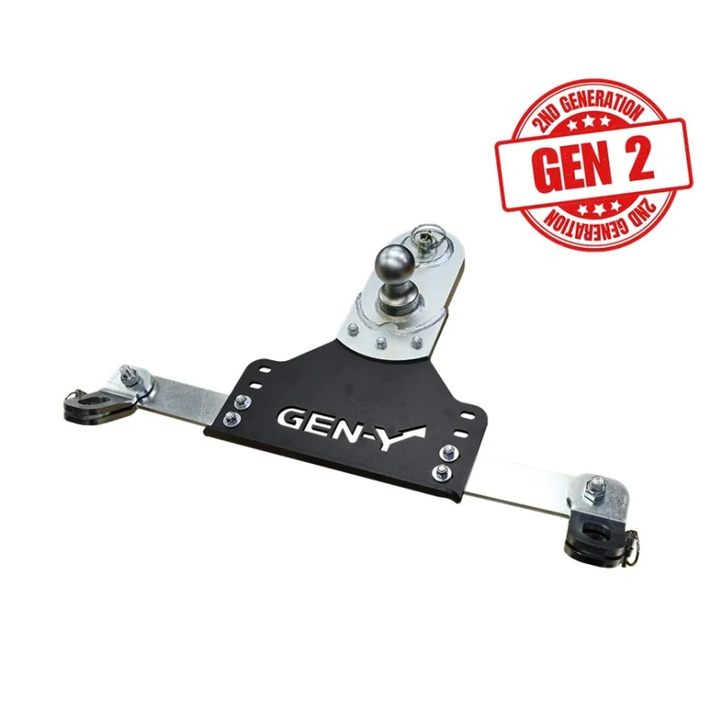 Gen-Y 18-19 GM Short/Long Bed GoosePuck II 5in Offset Ball Puck Mount 25K TW w/Safety Chain Anchors - Image 3