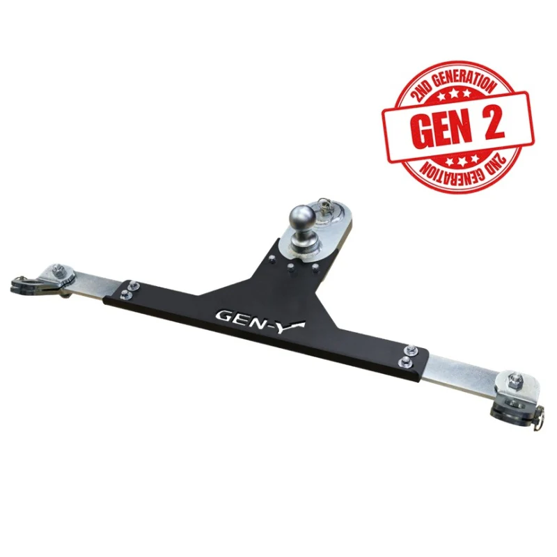 Gen-Y 2017+ Ford GoosePuck II 5in Offset Ball Puck Mount & 25K Towing w/Safety Chain Anchors - Image 3