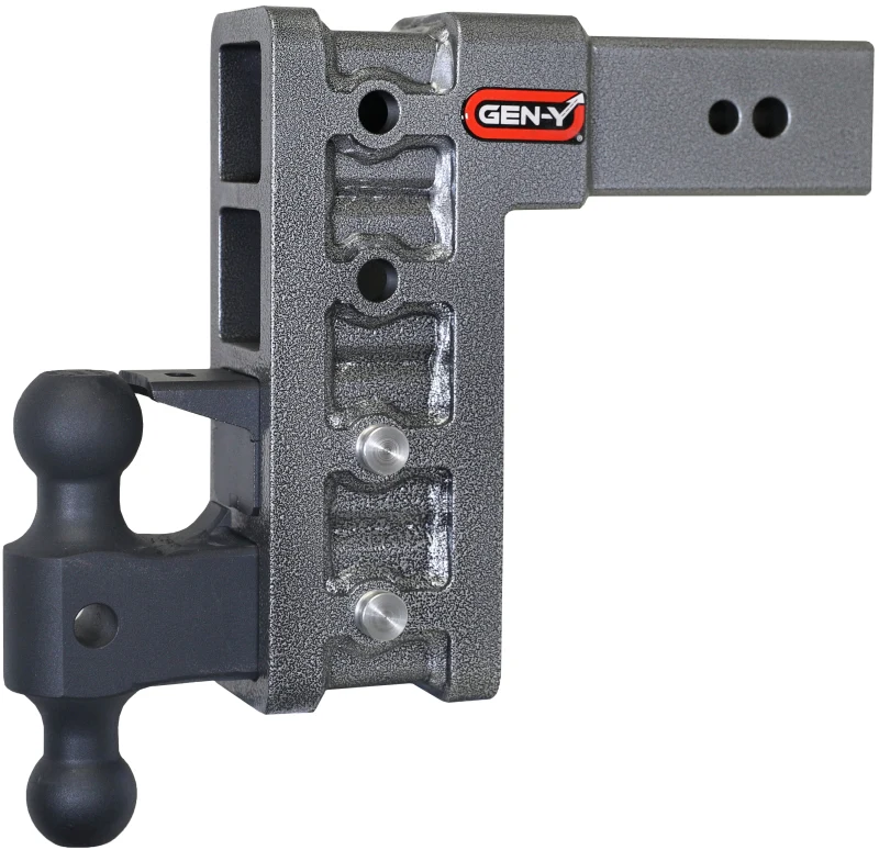 Gen-Y Mega Duty 3in Shank 9in Drop 3.5K TW 32K Hitch w/GH-0161 Dual-Ball/GH-0162 Pintle Lock - Image 2