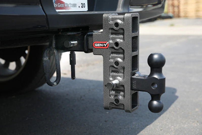 Gen-Y Mega Duty 3in Shank 9in Drop 3.5K TW 32K Hitch w/GH-0161 Dual-Ball/GH-0162 Pintle Lock - Image 3