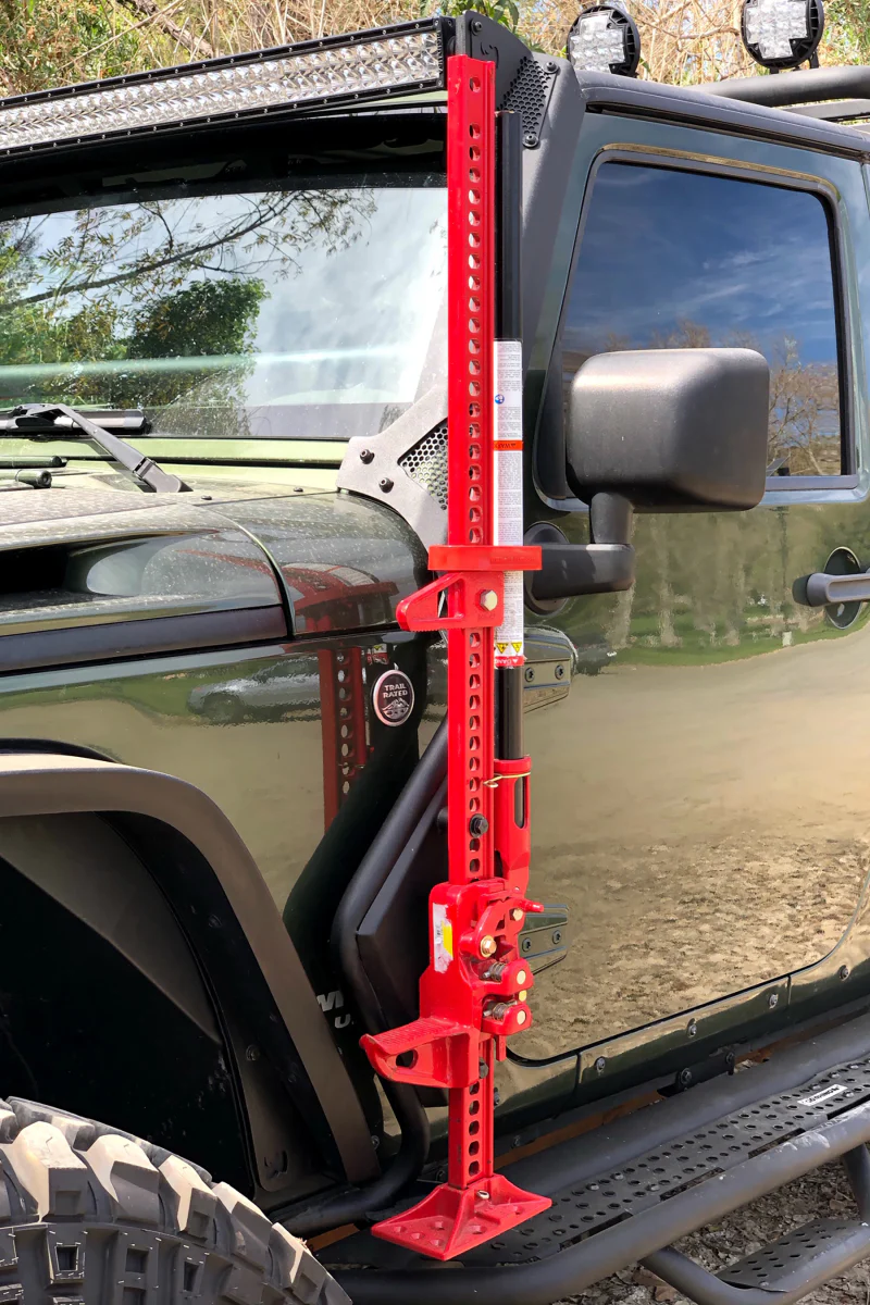 Go Rhino 07-18 Jeep Wrangler JK/JKU Exterior Jack Mount - Image 4