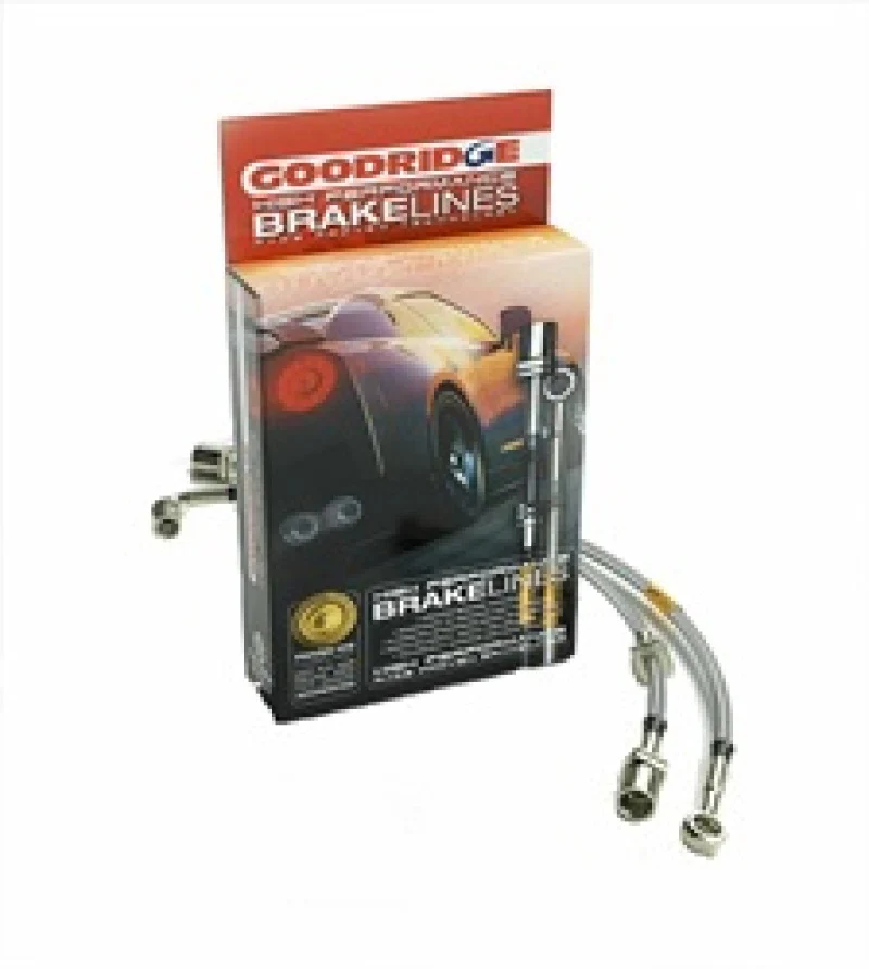 Goodridge 12-15 Honda Civic Si / 13-15 Acura ILX 2.4L (Lrg Disc) Stainless Steel Brake Line Kit - Image 6