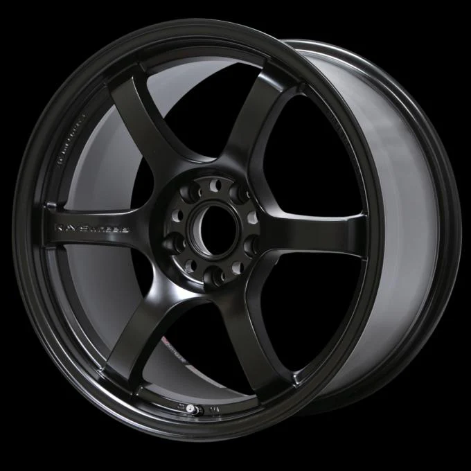 Gram Lights 57DR 15x8.0 +28 4x100 Semi Gloss Black Wheel - Image 2