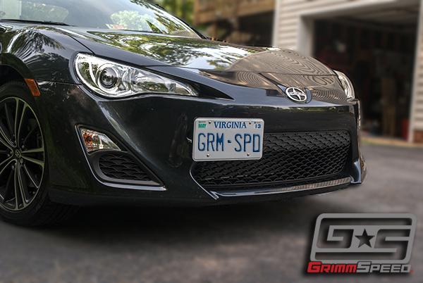 GrimmSpeed 10+ Subaru Legacy/Outback / 13+ Subaru BRZ/13+ Scion FR-S License Plate Relocation Kit - Image 7
