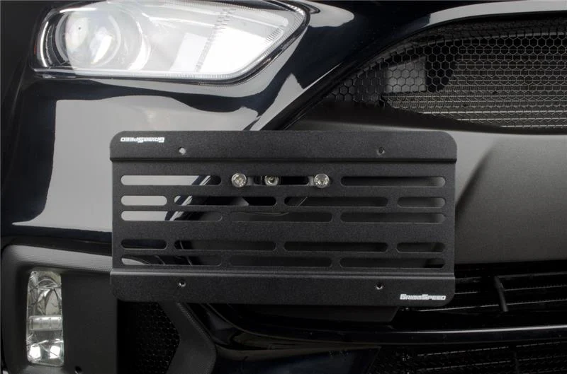 GrimmSpeed 2016+ Ford Focus RS License Plate Relocation Kit - Image 5