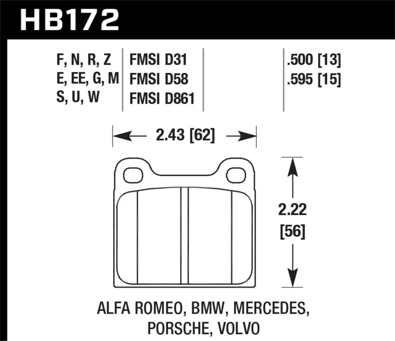 Hawk HPS Street Brake Pads - Image 3