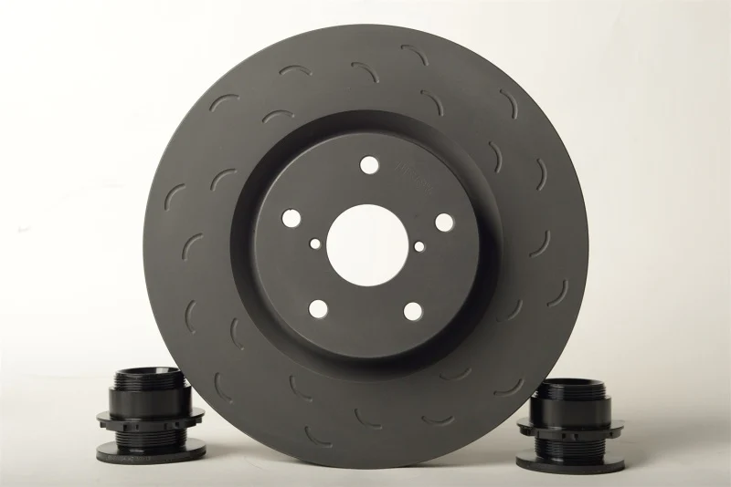 Hawk Talon 08-19 Toyota Land Cruiser/Sequoia/Tundra Premium Slotted-Only Rear Brake Rotor Set - Image 3