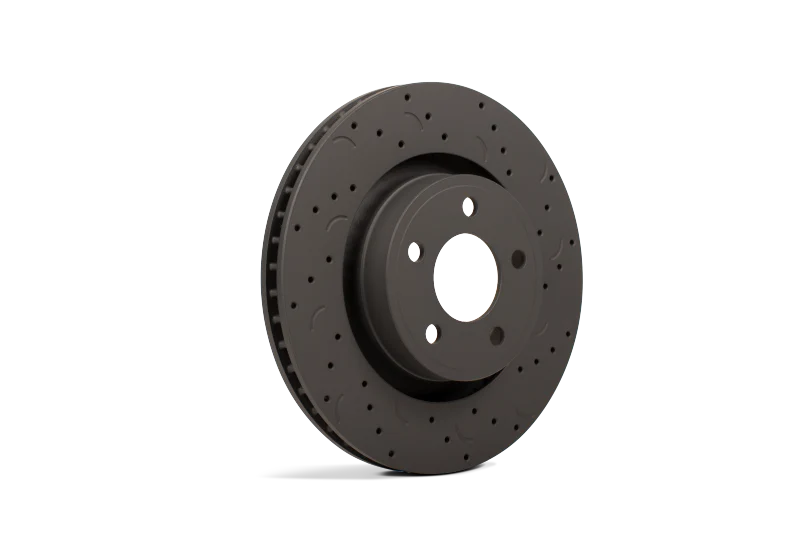 Hawk Talon 2007 Ford Expedition Drilled and Slotted Front Brake Rotor Set - Image 3