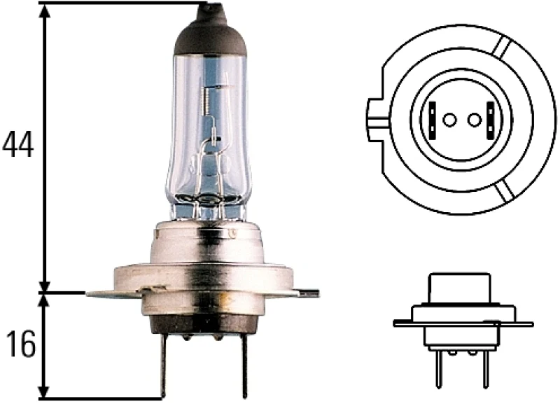 Hella Optilux H7 12V/55W XY Xenon Yellow Bulb - Image 12