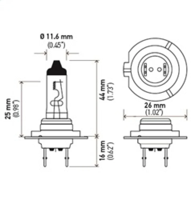 Hella Optilux H7 12V/55W XY Xenon Yellow Bulb - Image 23
