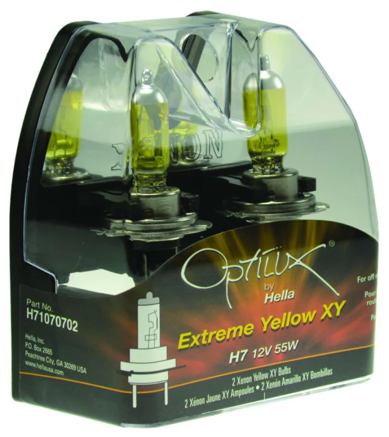 Hella Optilux H7 12V/55W XY Xenon Yellow Bulb - Image 24