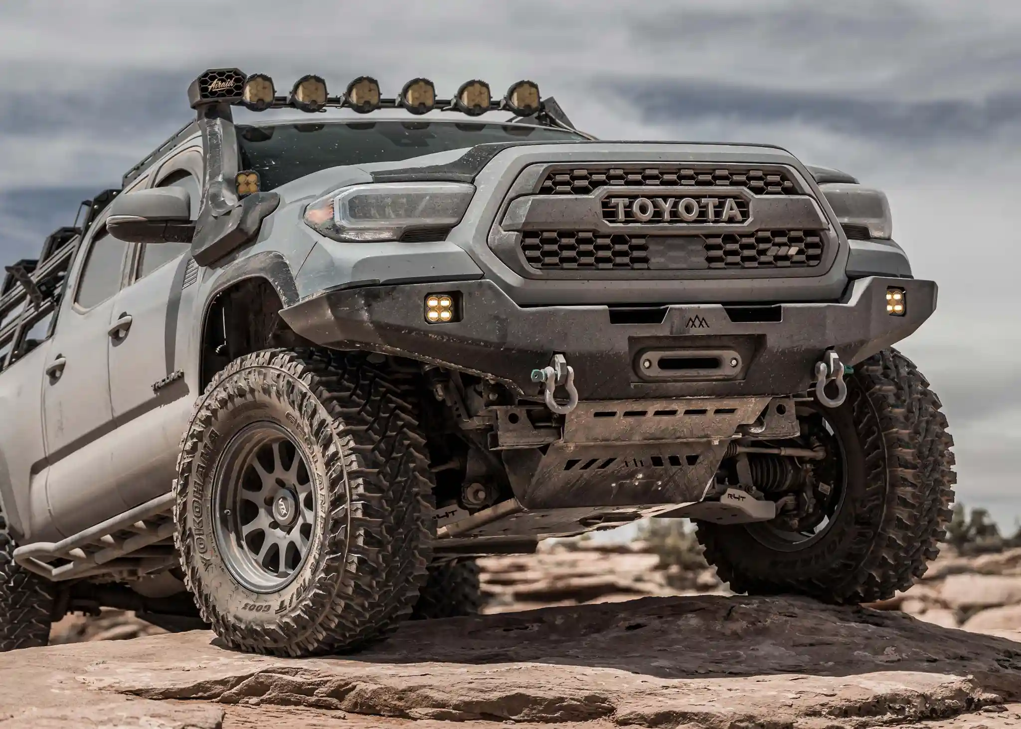 Hi-Lite Overland Toyota Tacoma Front Bumper 3rd Gen (2016-2023) [No Bull Bar] - Image 3