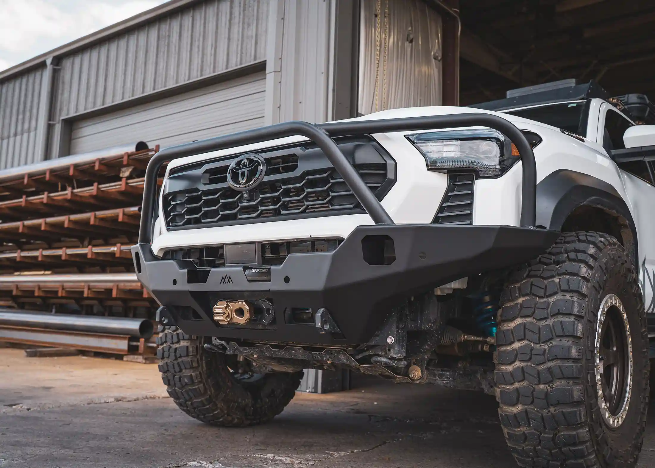 Hi-Lite Overland Toyota Tacoma Front Bumper 4th Gen (2024-2026) [Bull Bar] - Image 17