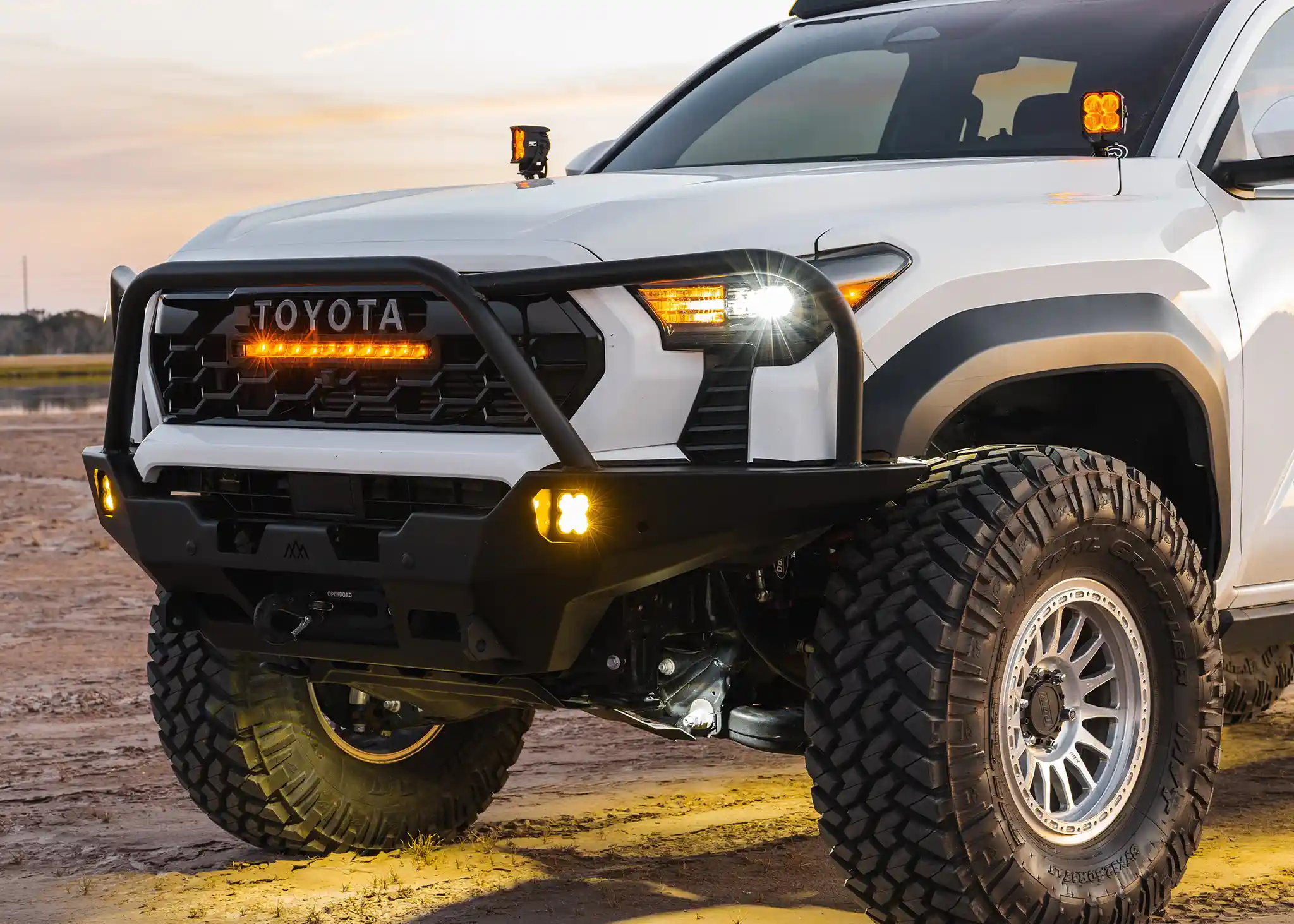 Hi-Lite Overland Toyota Tacoma Front Bumper 4th Gen (2024-2026) [Bull Bar] - Image 5